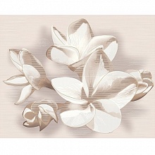 панно Azori Amati Plumeria Beige 40.2x50.5 в www.CeramicTileCenter.ru