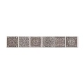 бордюр Azori Grazia Mocca Nefertiti 40.5х6.2