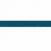 бордюр Azori Vela Stella Indigo 6.2х50.5