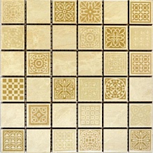 мозаика 2 Беллеза Атриум бежевый 20х20 в www.CeramicTileCenter.ru