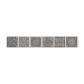 бордюр Azori Grazia Grey Nefertiti 40.5х6.2