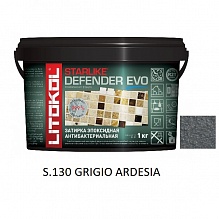 затирка эпоксидная Litokol Starlike Defender Evo S.130 Grigio Ardesia 1 кг.