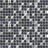 мозаика Азори Дефиле XH156-420CP Неро 30х30