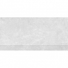 ступень Керамин Скальд 7 светло-серый 29.5х60 в www.CeramicTileCenter.ru