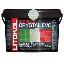 затирка эпоксидная прозрачная Litokol Starlike Evo S.700 Crystal 2.5 кг.