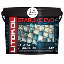 затирка эпоксидная Litokol Starlike Evo S.100 Bianco Assoluto 5 кг.