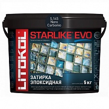 затирка эпоксидная Litokol Starlike Evo S.145 Nero Carbonio 5 кг.