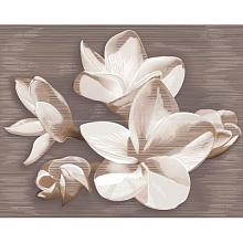 панно Azori Amati Plumeria Alba 40.2x50.5 в www.CeramicTileCenter.ru