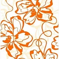 декор Нефрит Монро 04-01-1-09-00-35-050-0 оранжевый 25х40