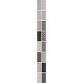 Ласселсбергер бордюр Фиори Гриджо 1506-0101 металлизированный 6.5x60
