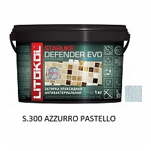 затирка эпоксидная Litokol Starlike Defender Evo S.300 Azzurro Pastello 1 кг.