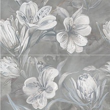 панно Azori Opale Grey Flower 63х63 в www.CeramicTileCenter.ru