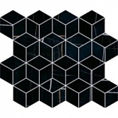 Керама Марацци мозаика Греппи T017\14026 черная 45x37.5