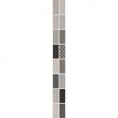 Ласселсбергер бордюр Фиори Гриджо 1506-0101 металлизированный 6.5x60