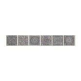 бордюр Azori Grazia Grey Nefertiti 40.5х6.2