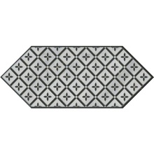 декор Келуш 5 HGD\A484\35006 черно-белый 14х34 в www.CeramicTileCenter.ru