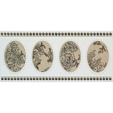 бордюр Нефрит Мидаль 9х20 в www.CeramicTileCenter.ru