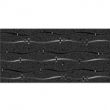 декор Азори Дефиле Неро Геометрия 20.1х40.5 в www.CeramicTileCenter.ru